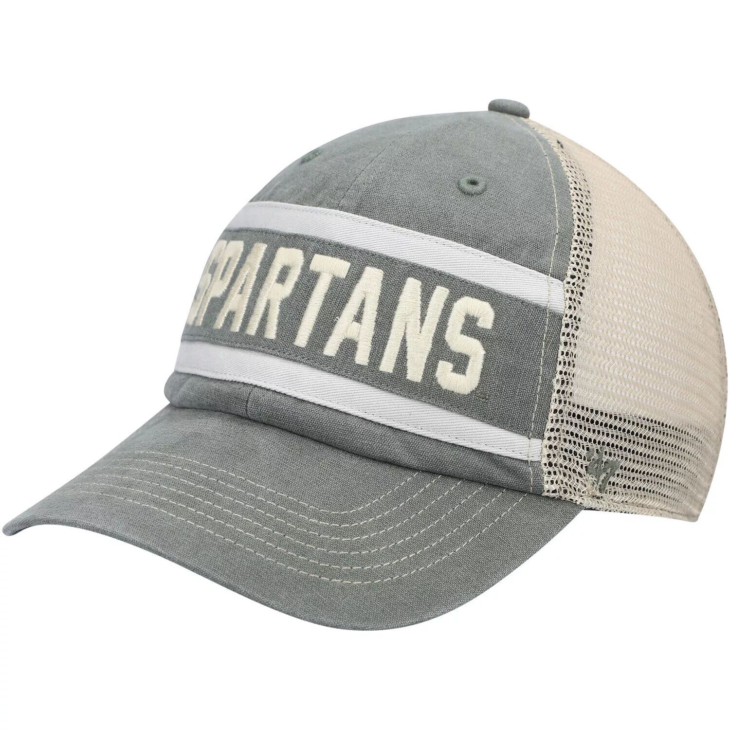 

Мужская зеленая кепка '47 Michigan State Spartans Juncture Clean Up Trucker Snapback