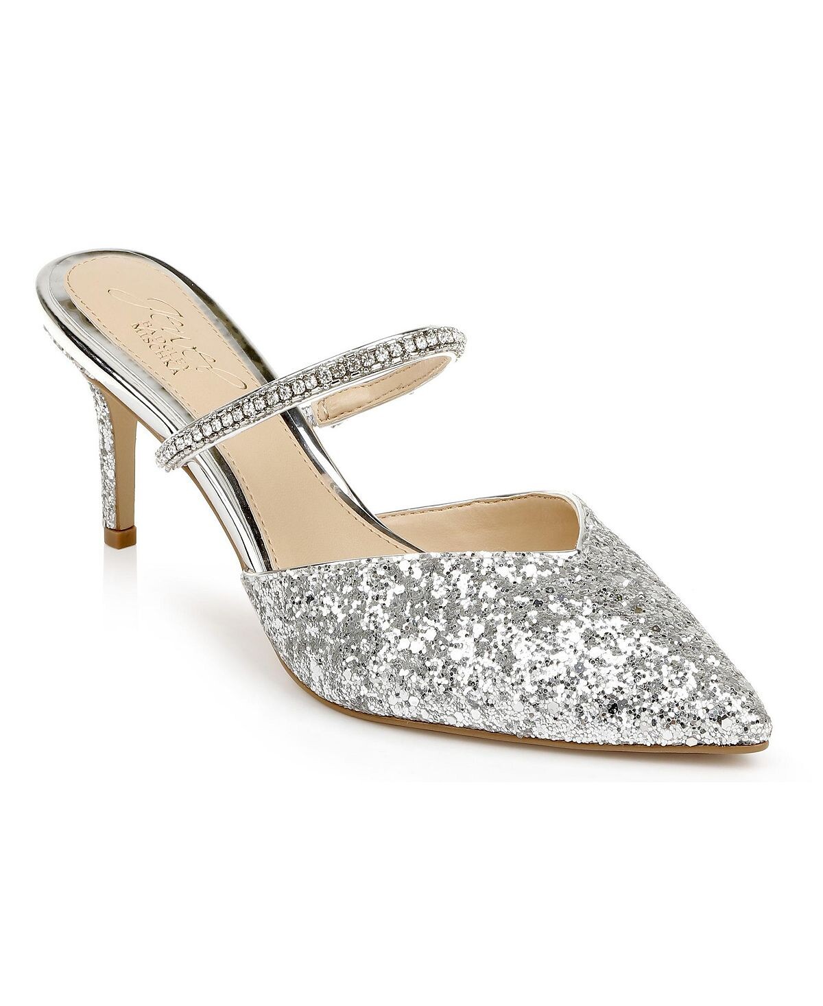 

Женские вечерние мюли Jan Jewel Badgley Mischka
