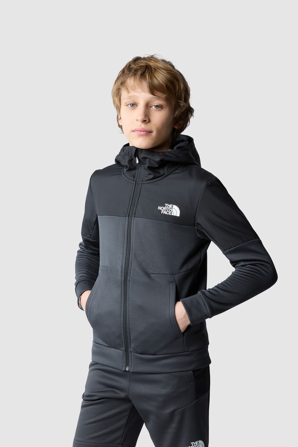 

Толстовка на молнии для мальчиков The North Face, черный