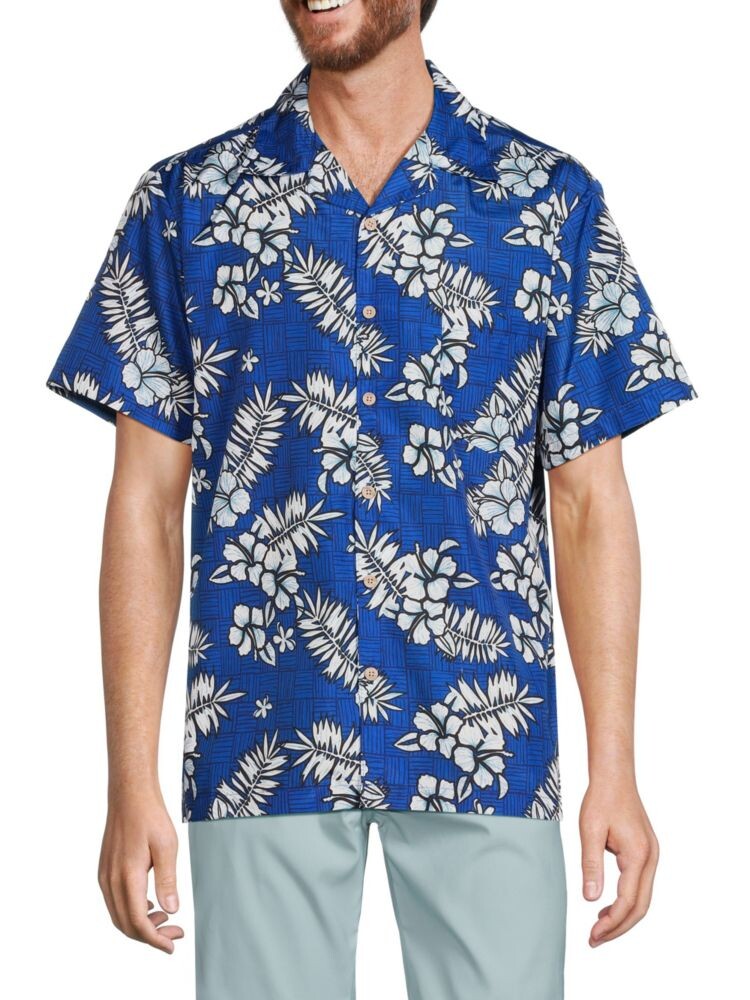 

Рубашка Waikiki с цветочным принтом Trunks Surf + Swim, цвет Dusk Blue