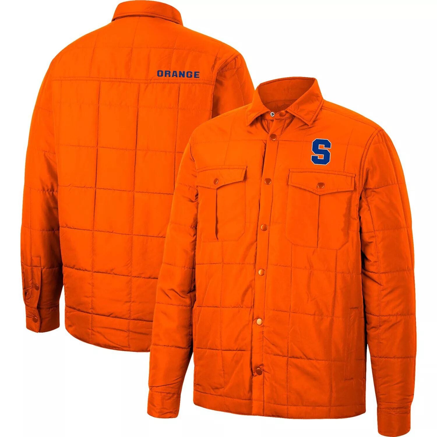 

Мужская стеганая куртка на пуговицах Orange Syracuse Orange Detonate Colosseum