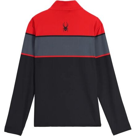 

Базовый слой с полумолнией Spirit Of '78 мужской Spyder, цвет Volcano Black