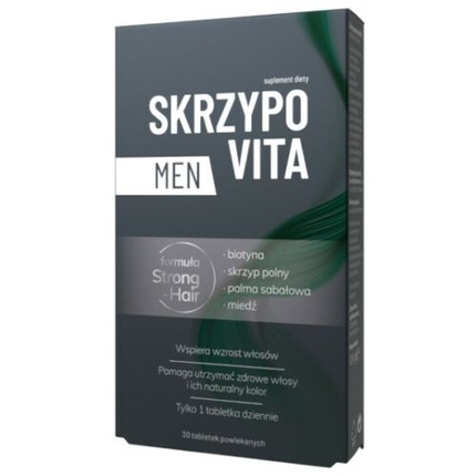 Skrzypovita Men Витамины для волос с биотином для сильных волос 30 таблеток, Zdrovit