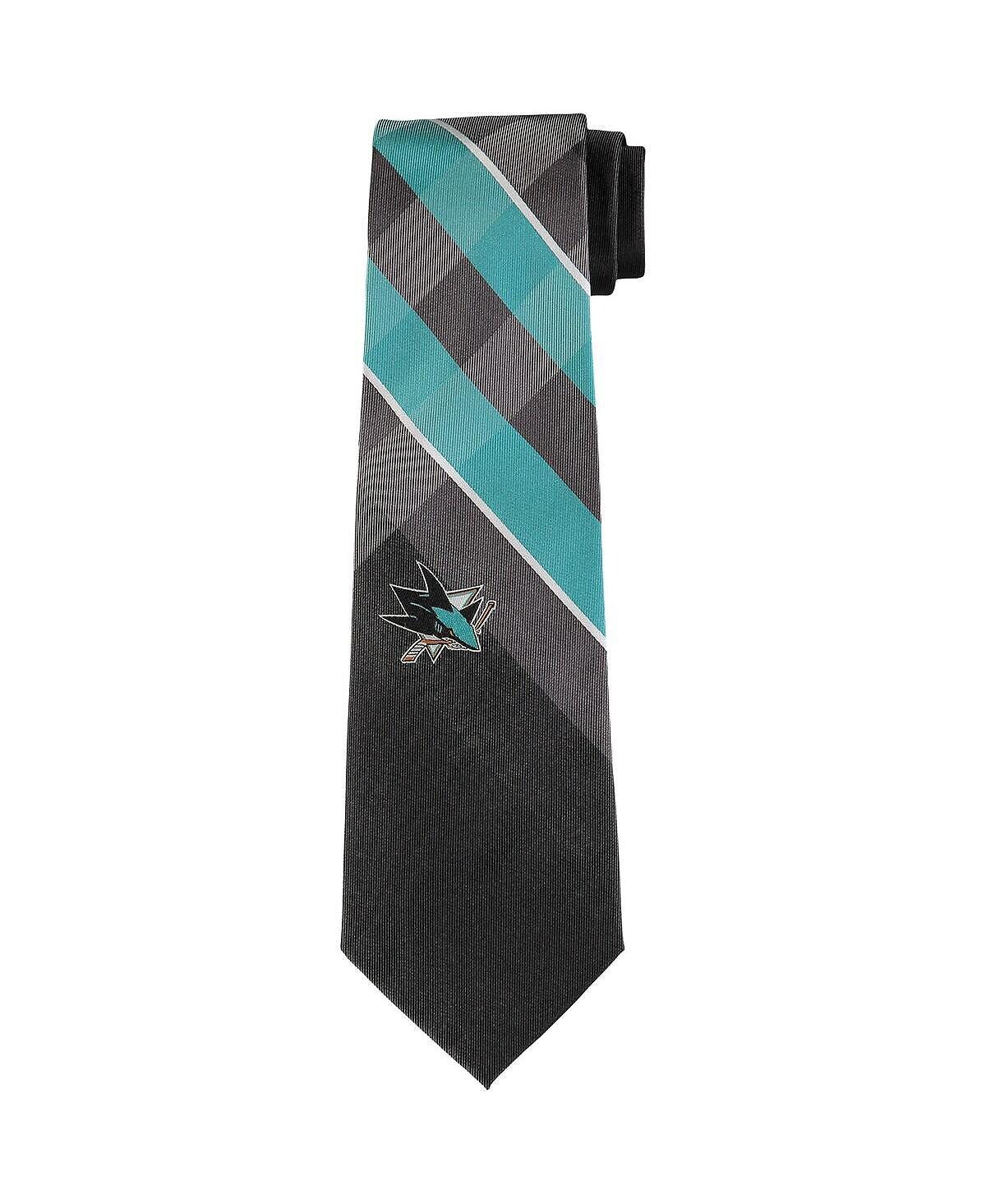 

Мужской тканый галстук из полиэфирной сетки San Jose Sharks Eagles Wings