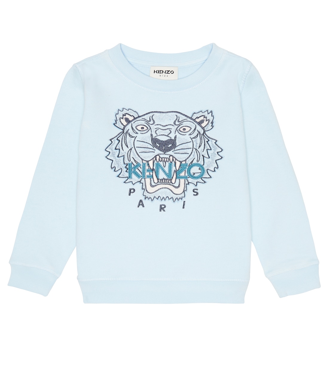 Толстовка из хлопка с вышивкой Kenzo, синий