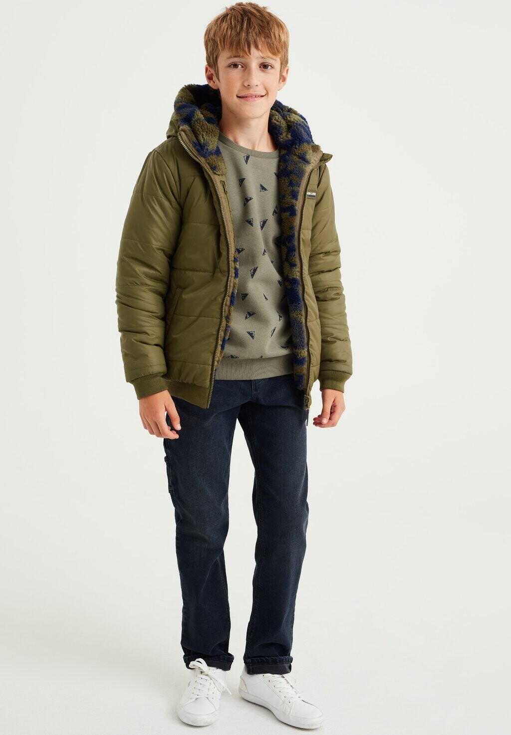 

Зимняя куртка WE Fashion, цвет green