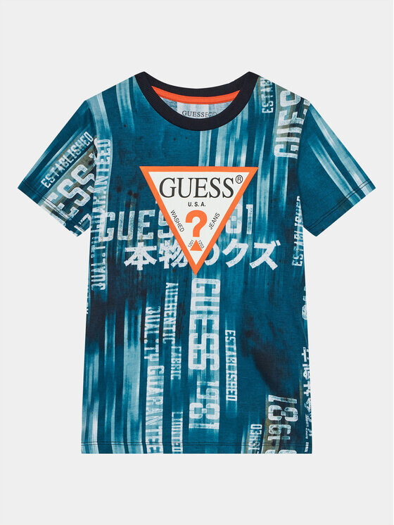 

Футболка стандартного кроя Guess, синий