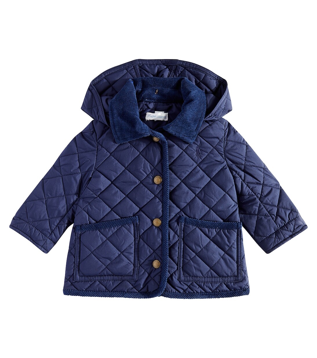 

Стеганая куртка Baby Audrey Polo Ralph Lauren, синий