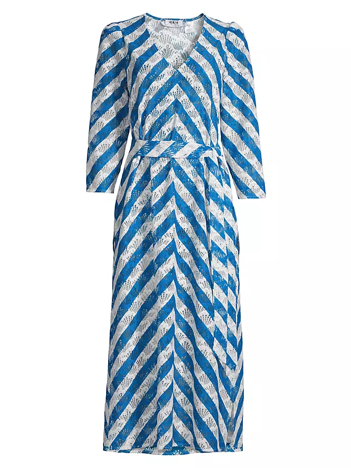 

Кафтан в полоску с шевроном Aqualac Stylest, цвет sapphire chevron lace
