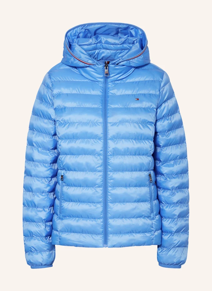 

Стеганая куртка со съемным капюшоном Tommy Hilfiger, синий