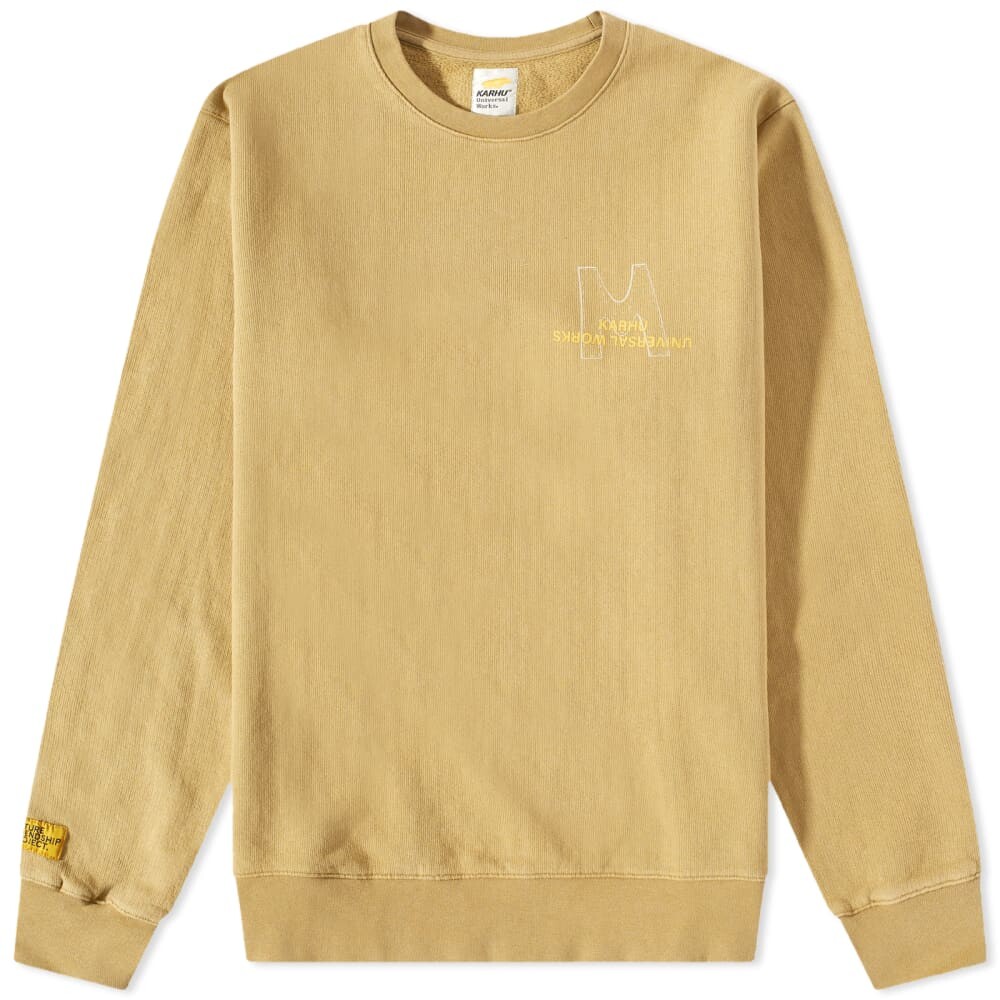 

Классический спортивный свитер Universal Works x Karhu, хаки