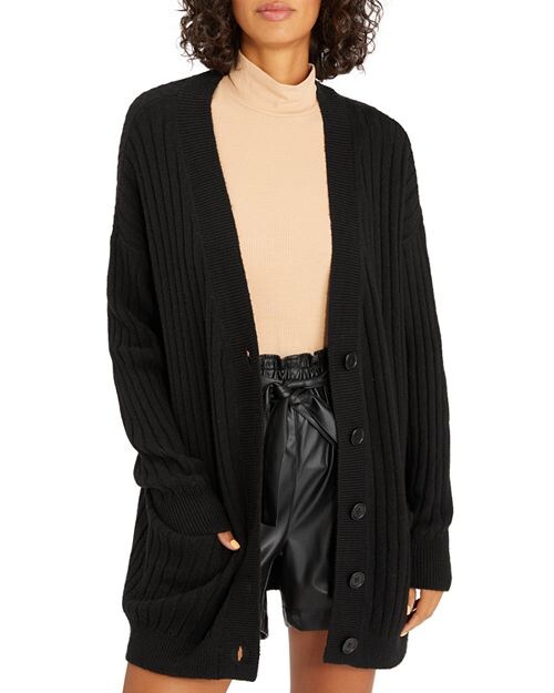 

Кардиган в рубчик Cosy Seeker Sanctuary, цвет Black
