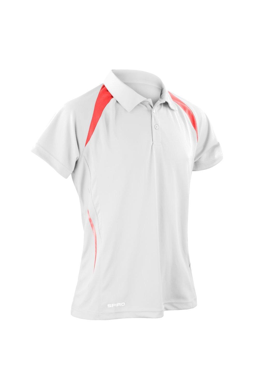 Рубашка поло Sports Team Spirit Performance Spiro, белый цена и фото
