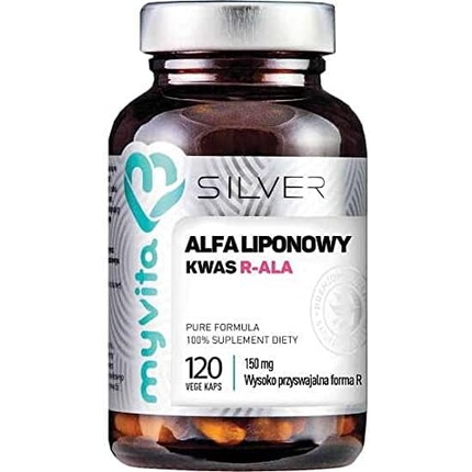 Альфа-липоевая кислота R-Ala 150 мг с высокой усвояемостью, 60 капсул, Myvita