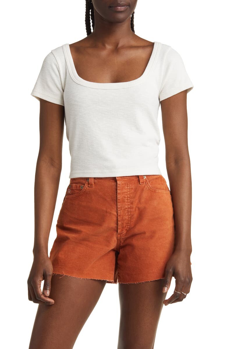 

Укороченная футболка с U-образным вырезом MADEWELL