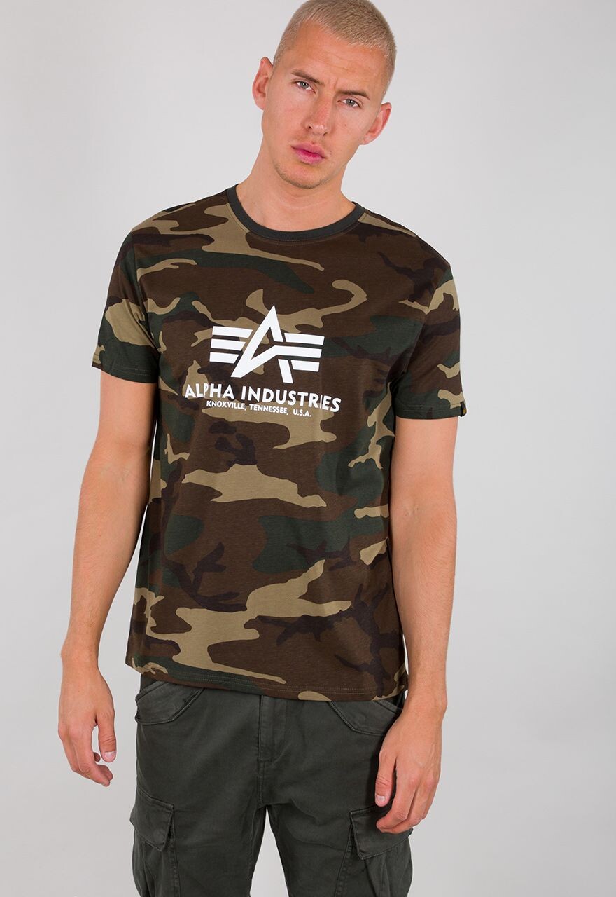 

Футболка Alpha Industries Camo, разноцветный