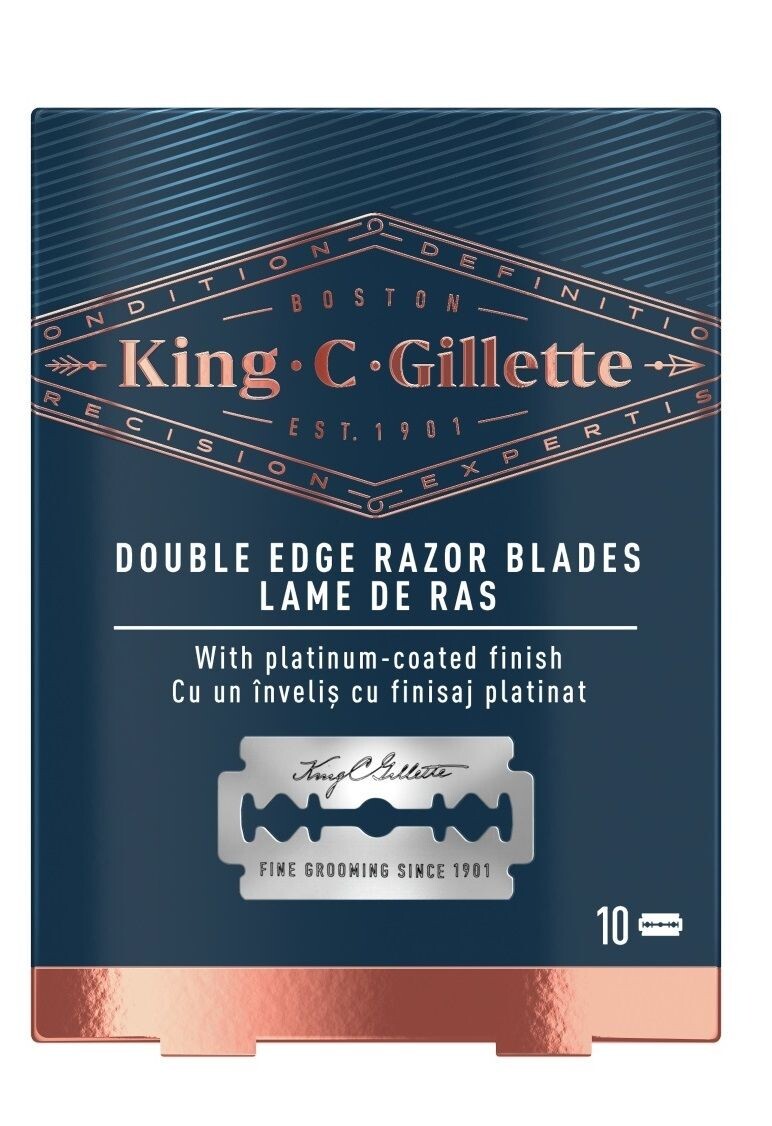 

Gillette King C картриджи для бритвы, 10 шт.