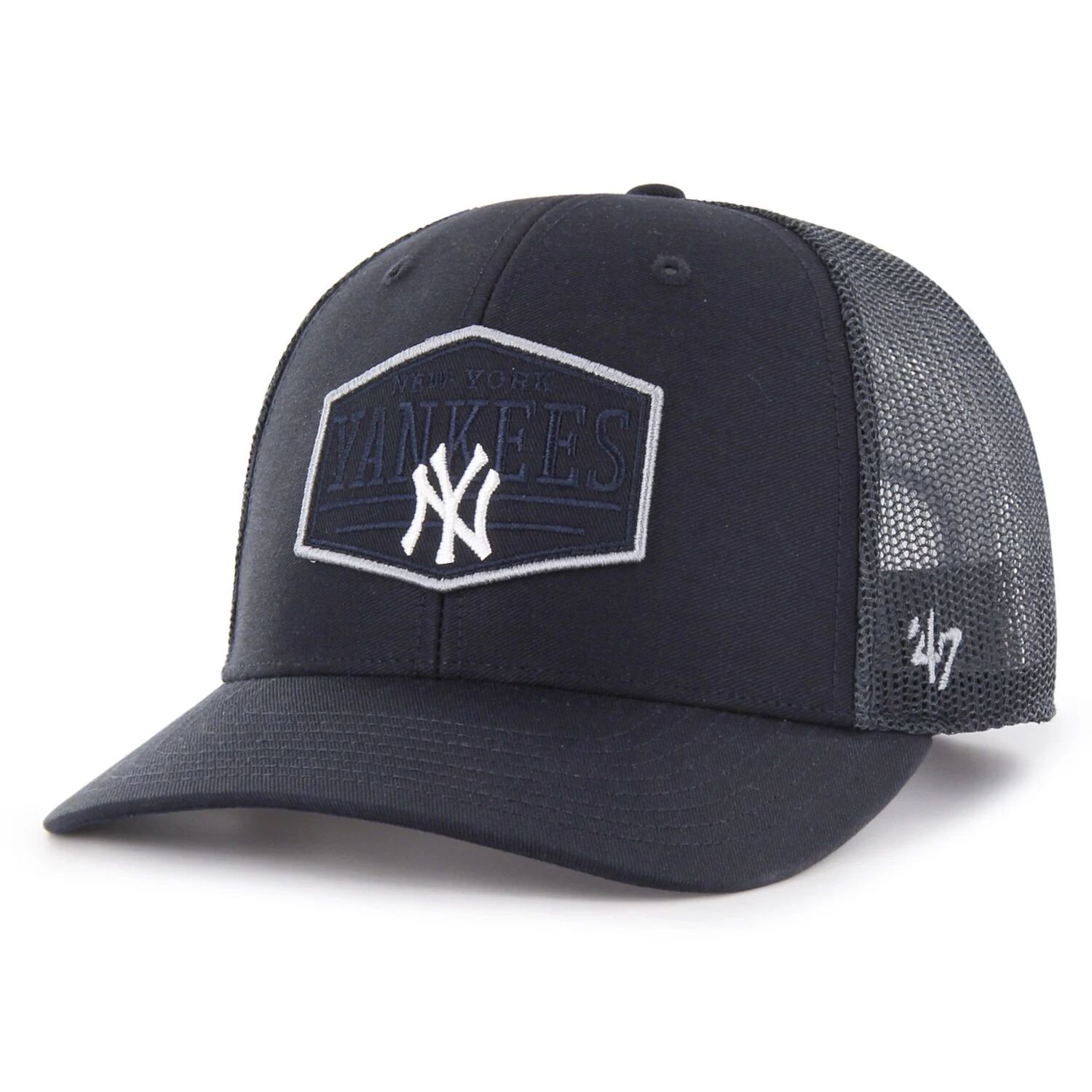 

Мужская темно-синяя регулируемая кепка New York Yankees Ridgeline с нашивкой в ​​тон '47