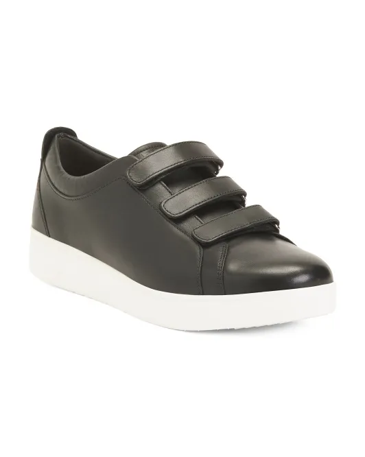 

Кожаные кроссовки Rally Quick Stick с застежкой Fitflop, черный