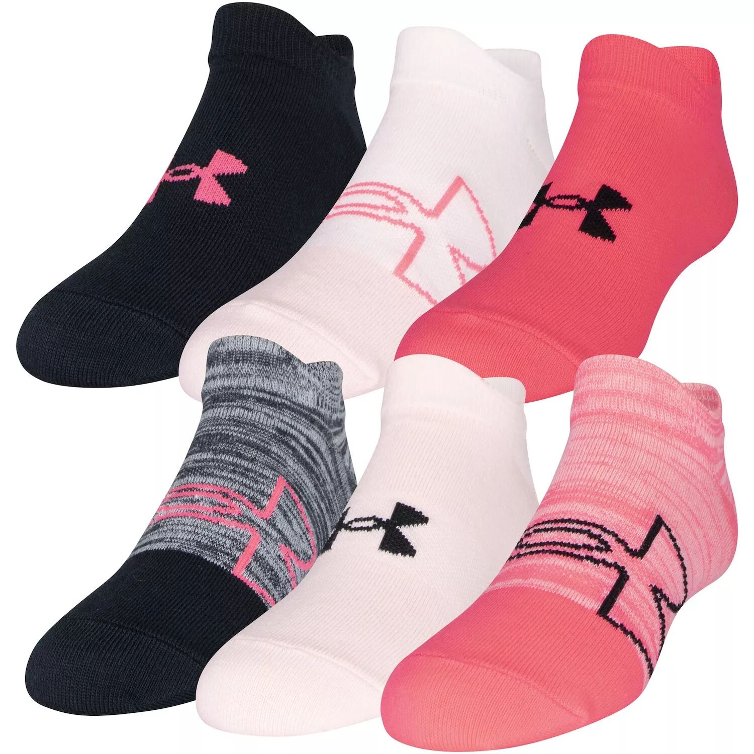 

Набор из 6 носков-непоказов Girls Under Armour Essential 2.0 Under Armour