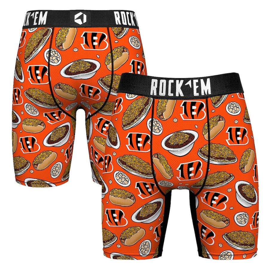 

Боксеры Rock Em Socks Cincinnati Bengals, оранжевый