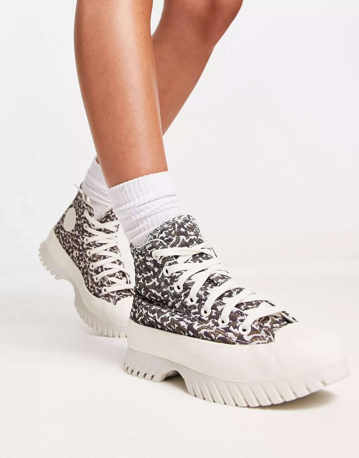 

Высокие кроссовки Converse Chuck Taylor All Star Lugged 2.0 с животным принтом