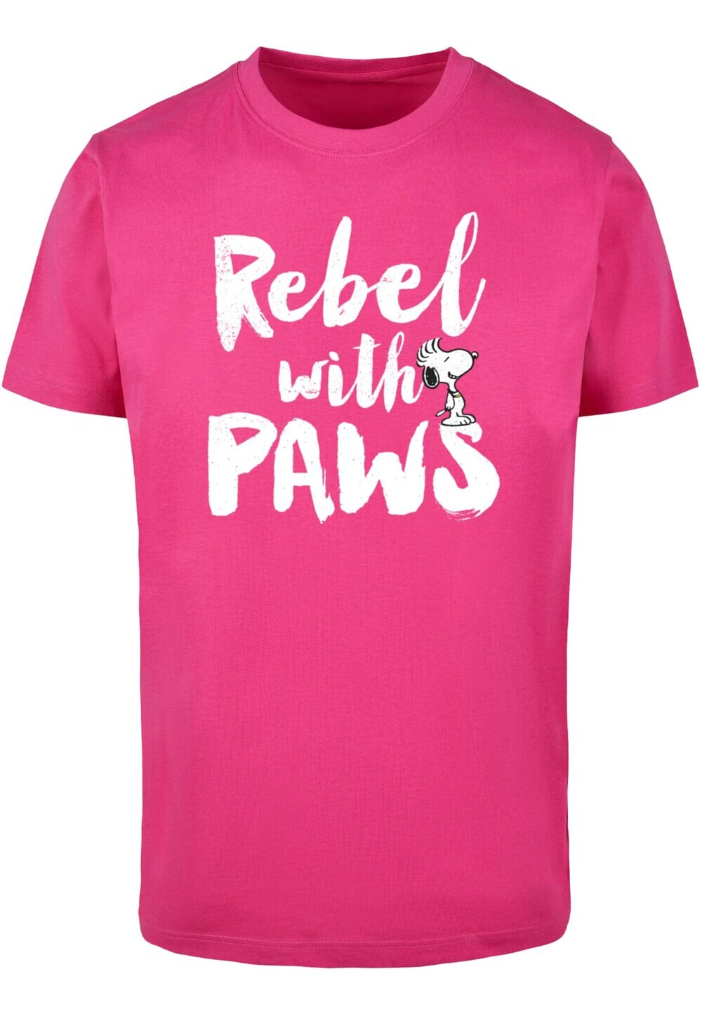 

Футболка Merchcode Peanuts - Rebel with paws, розовый