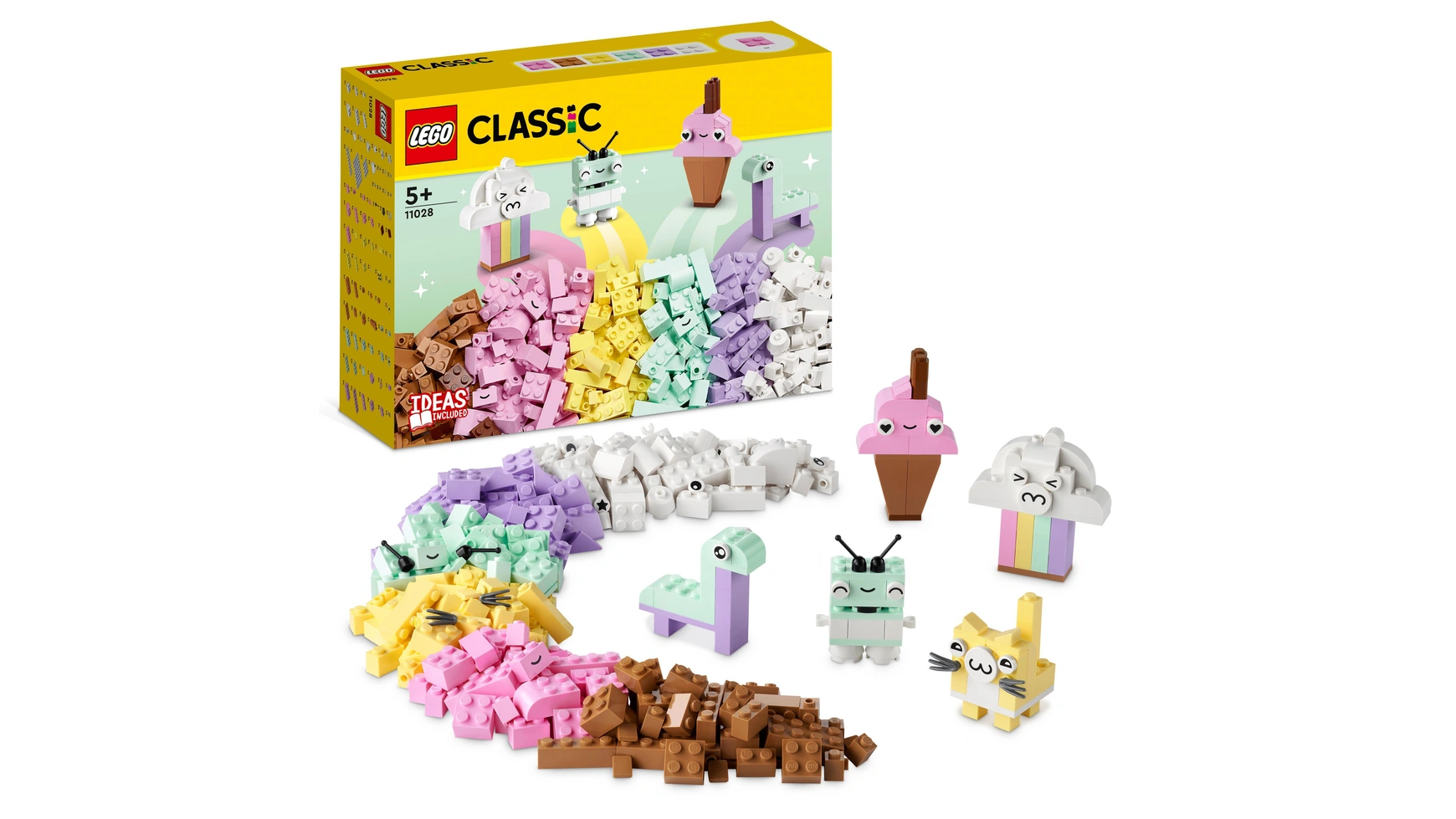 Lego Classic Набор для творчества Пастель, строительные блоки для детей от 5 лет