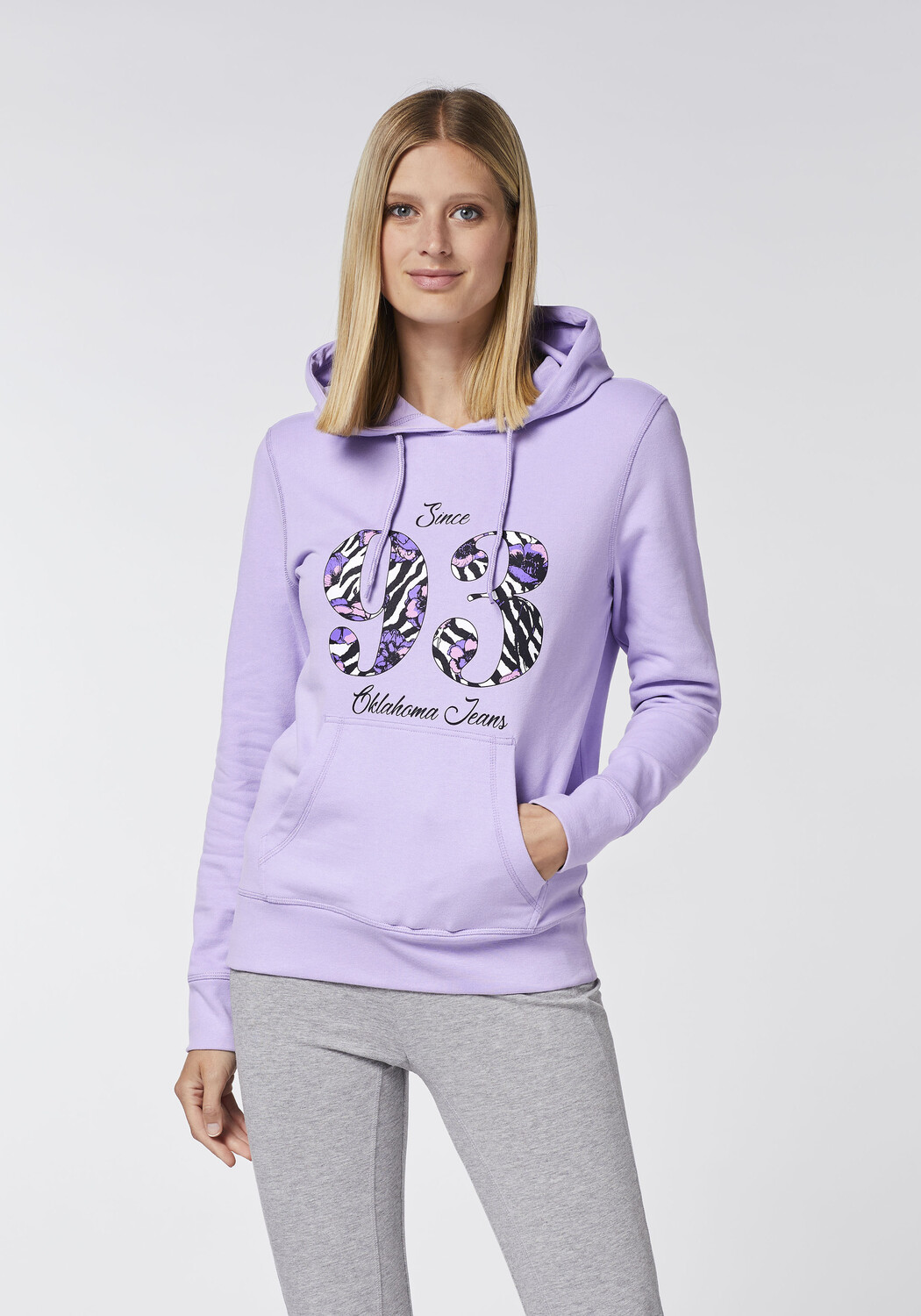 

Толстовка Oklahoma Jeans Hoodie, фиолетовый