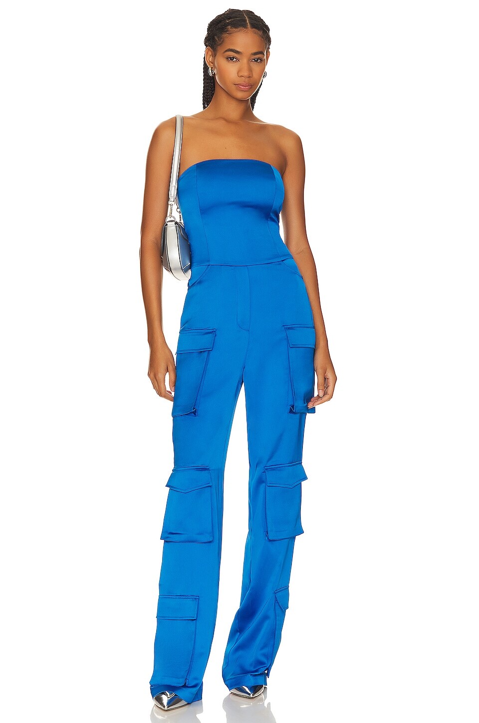 

Комбинезон SELMACILEK Strapless Pocket Detailed, цвет Parliament Blue