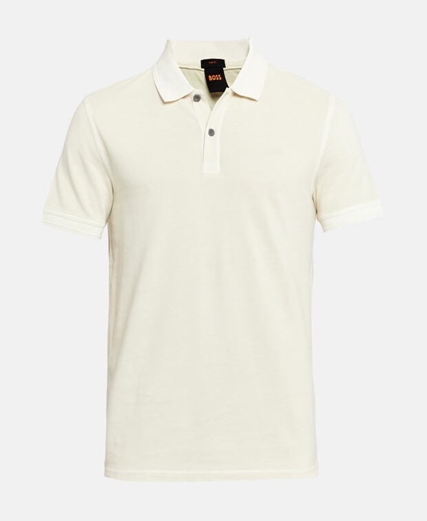 

Рубашка поло Boss Orange, цвет Wool White