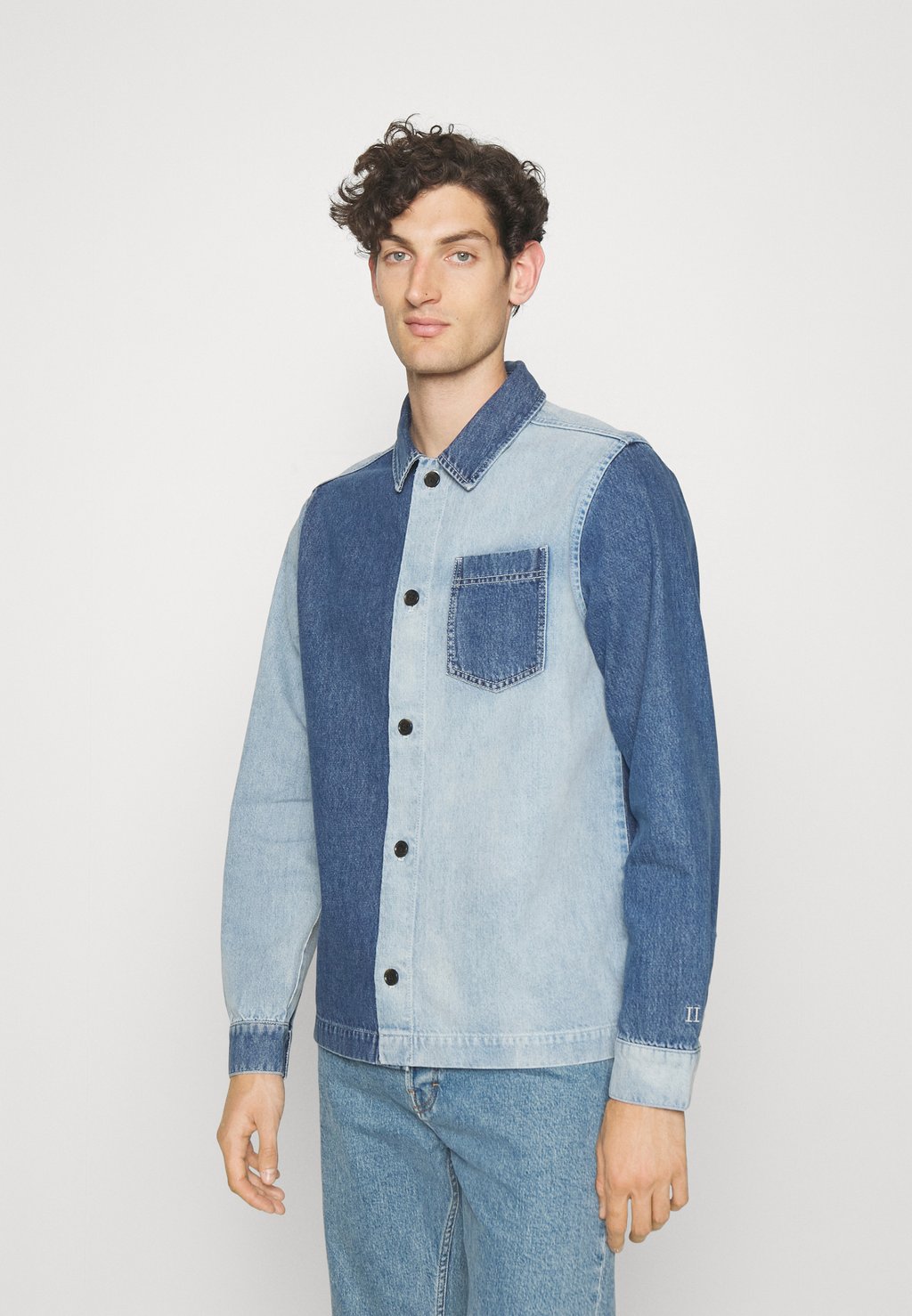 

Рубашка LAYTON CONTRAST HYBRID SHIRT Les Deux, цвет medium/antique blue wash