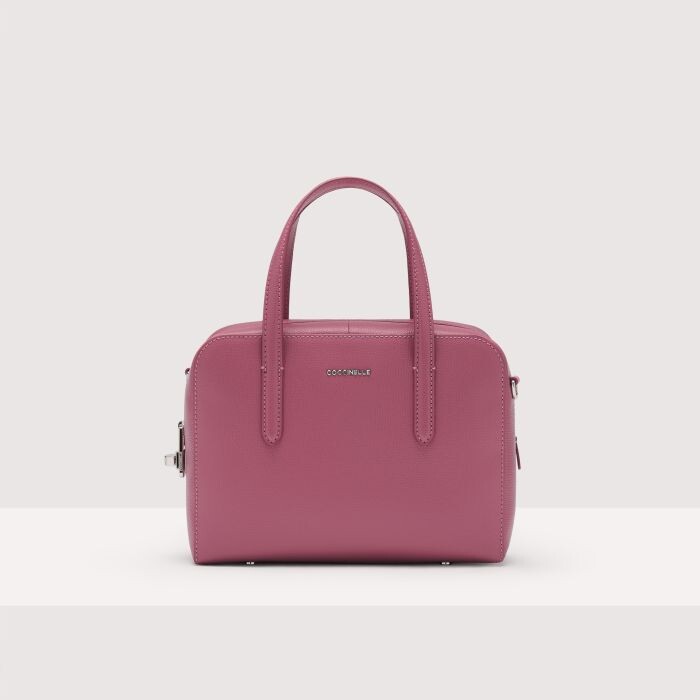 

Сумочка из сафьяновой кожи Coccinelle SWAP TEXTURED SMALL, розовый
