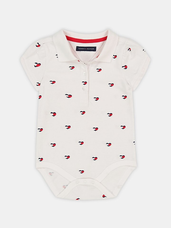 

Боди с логотипом Babies' Hearts Tommy Hilfiger