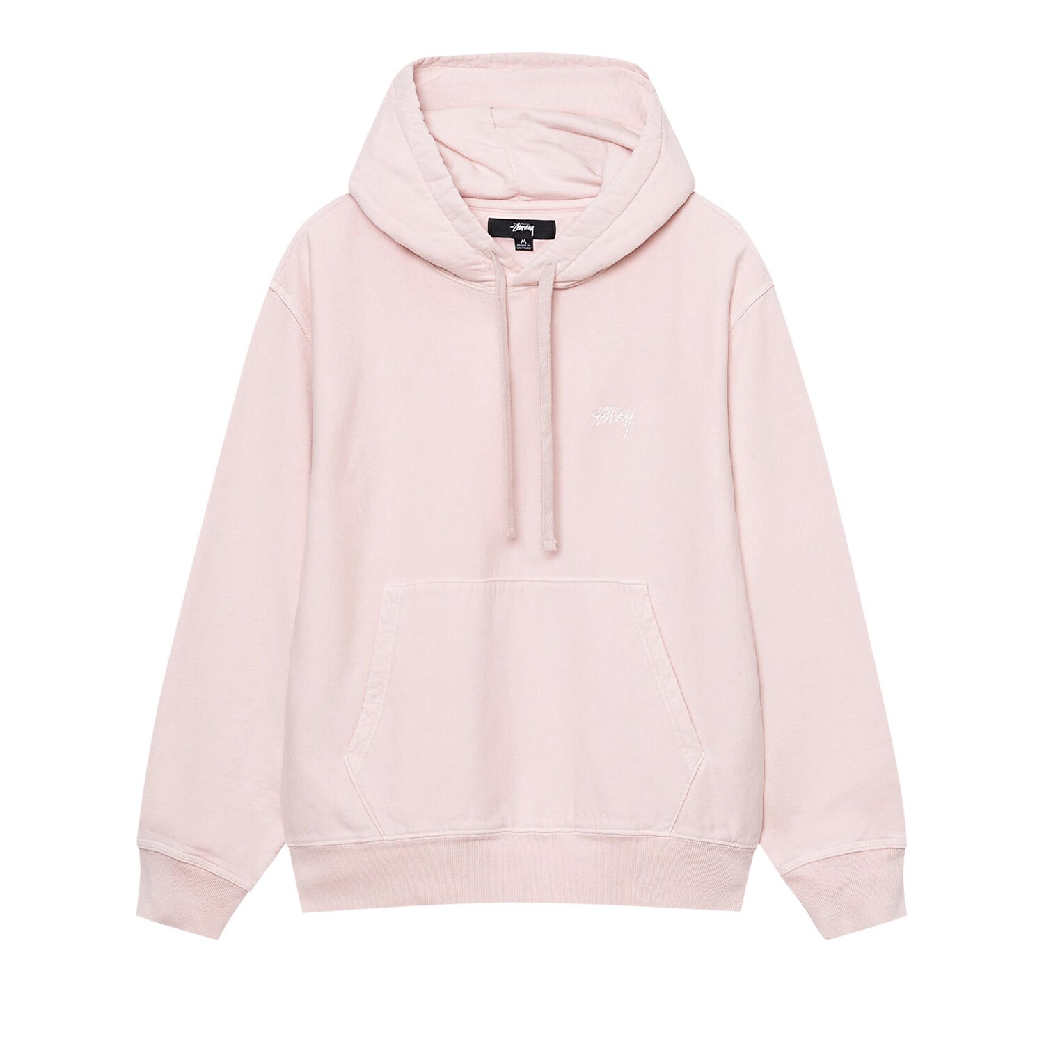 

Худи с логотипом Stussy Overdyed Stock, цвет Светло-розовый
