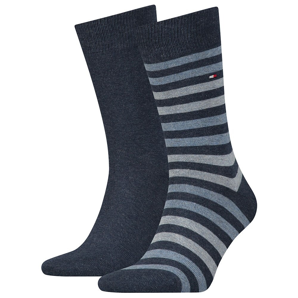 

Носки Tommy Hilfiger Duo Stripe 2 шт, синий