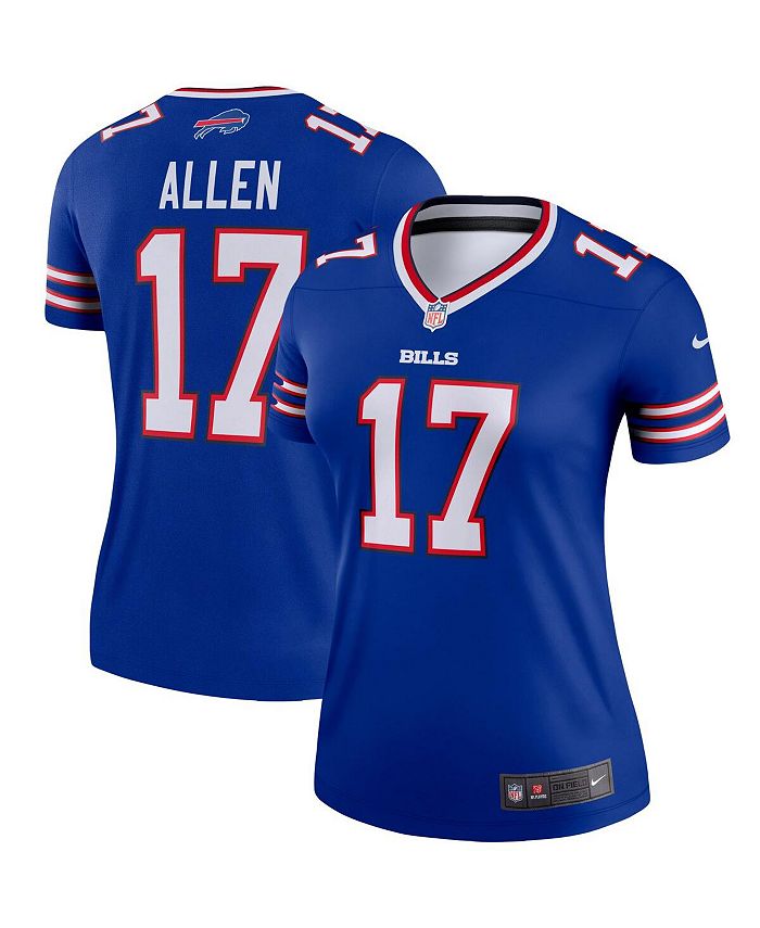 

Женская майка Josh Allen Royal Buffalo Bills Legend Team Nike, синий