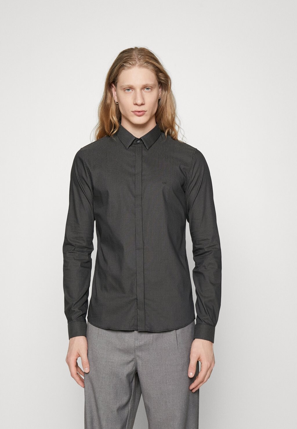 

Деловая рубашка Calvin Klein Tailored, черный