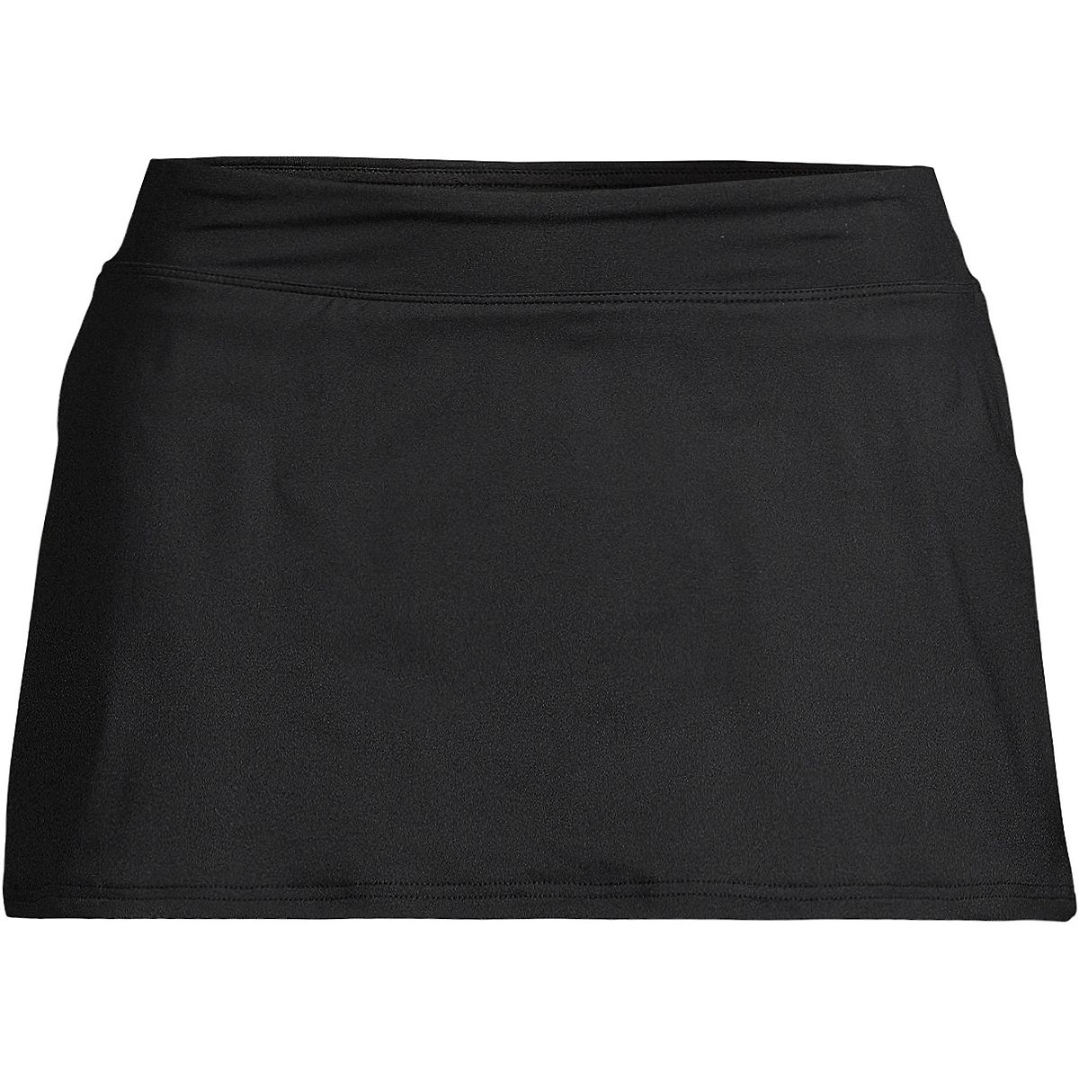 Женская мини-юбка для плавания Lands' End, черный