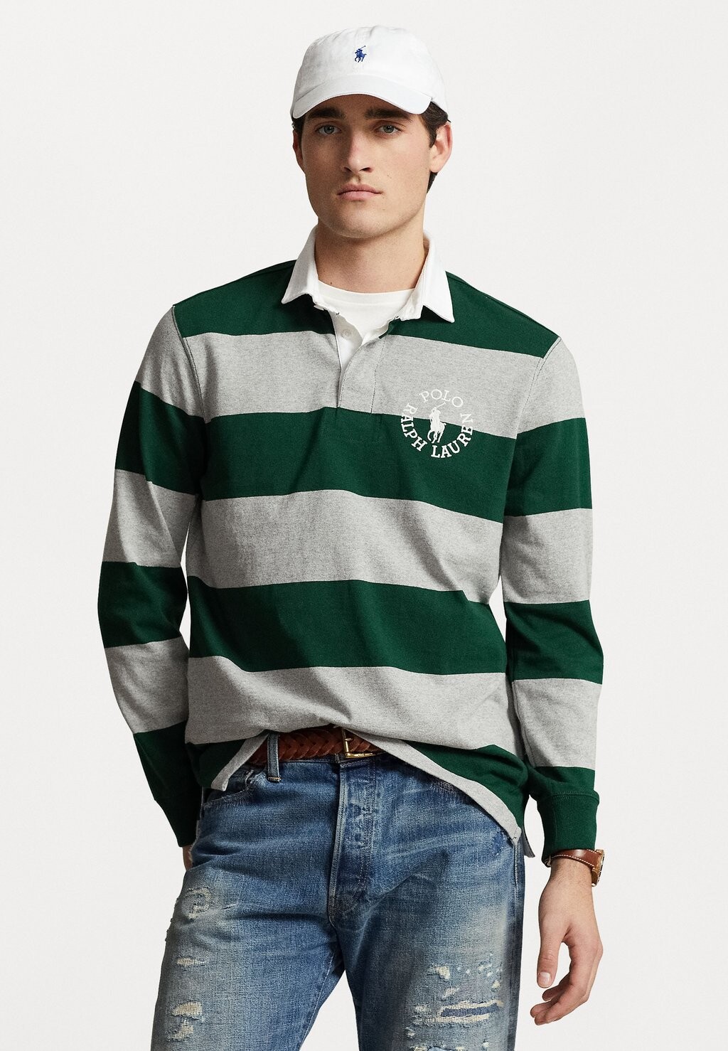 

Поло Rugby Unisex Polo Ralph Lauren, цвет hunt club green/andover heather