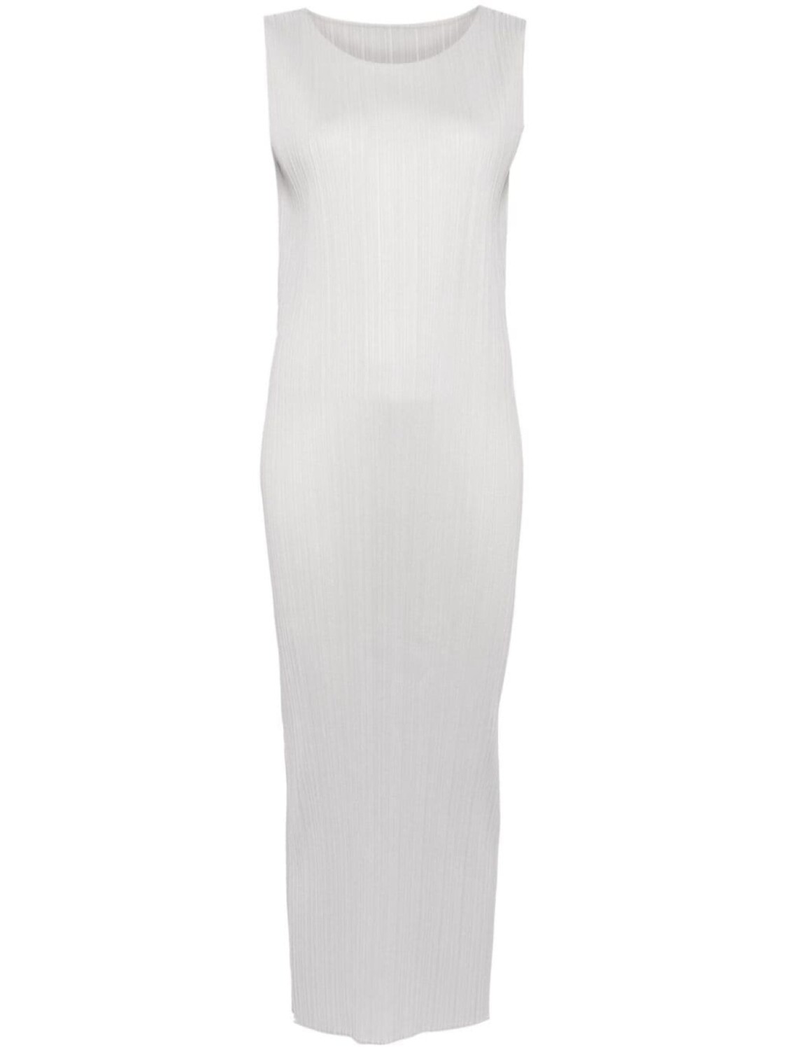 

Pleats Please Issey Miyake платье со складками, серый