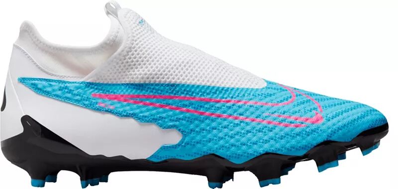 

Футбольные бутсы Nike Phantom GX Academy DF FG/MG, синий/розовый