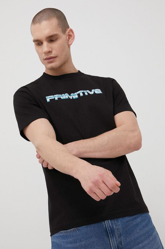 Примитивная хлопковая футболка x Терминатор Primitive, черный