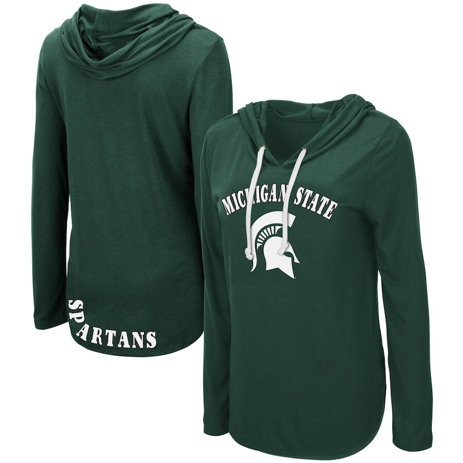

Футболка с длинным рукавом Colosseum Michigan State Spartans, зеленый