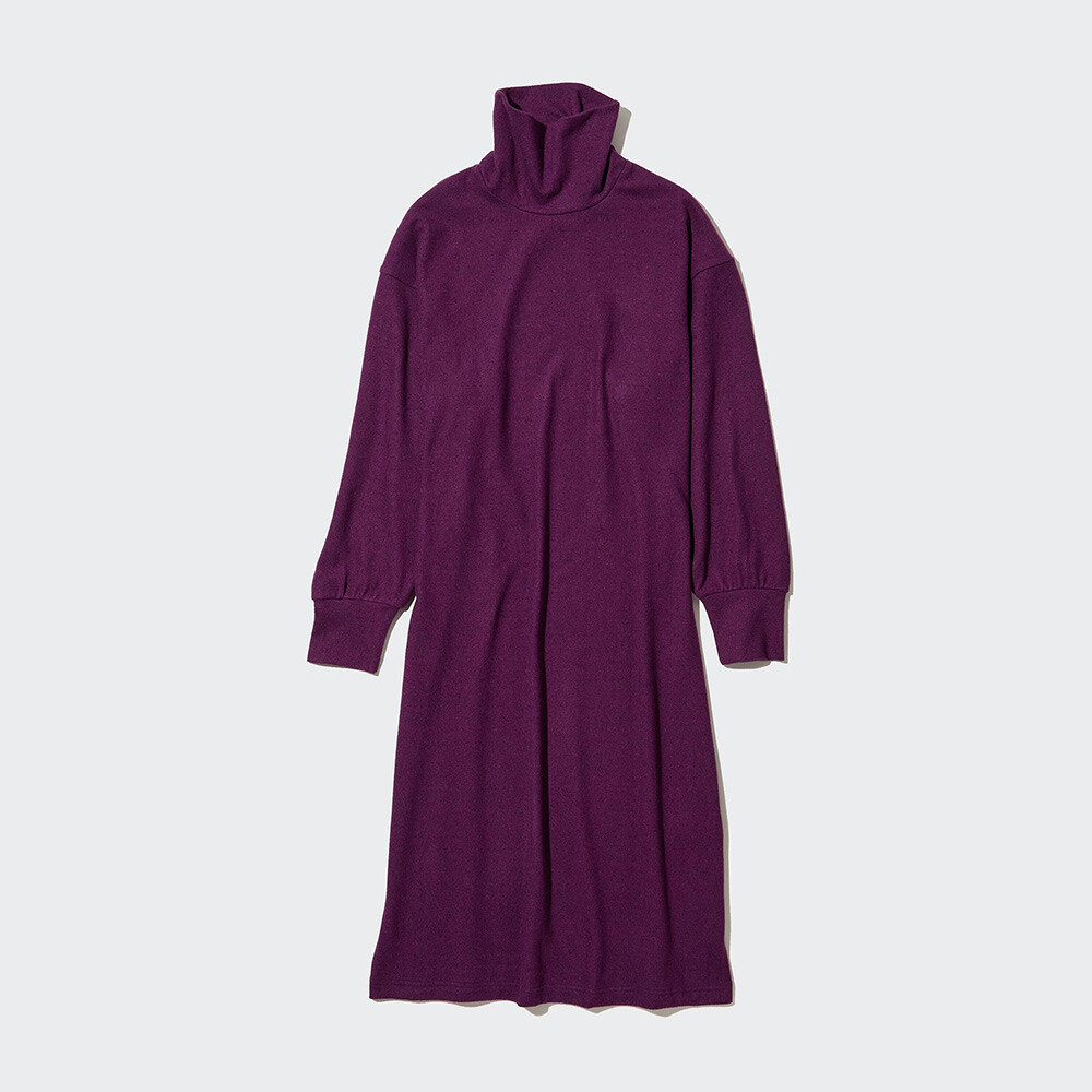 

Женское платье Uniqlo из флиса, фиолетовый