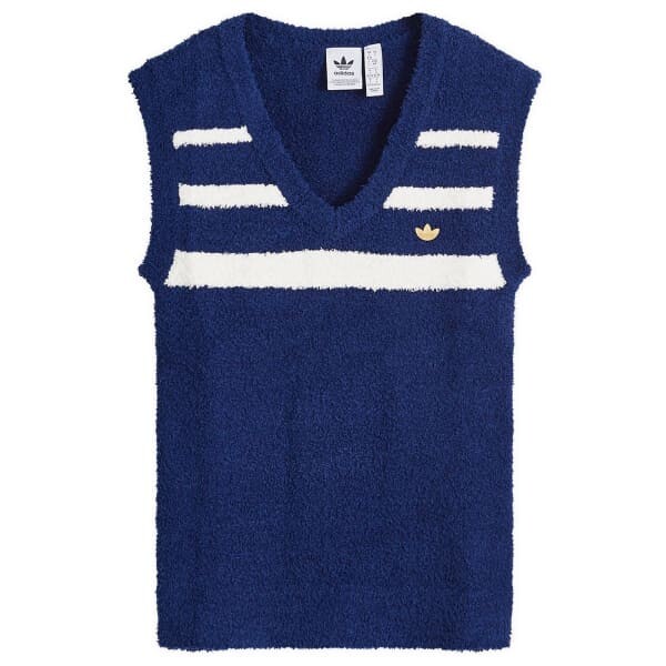 

Вязаный жилет Adidas, синий