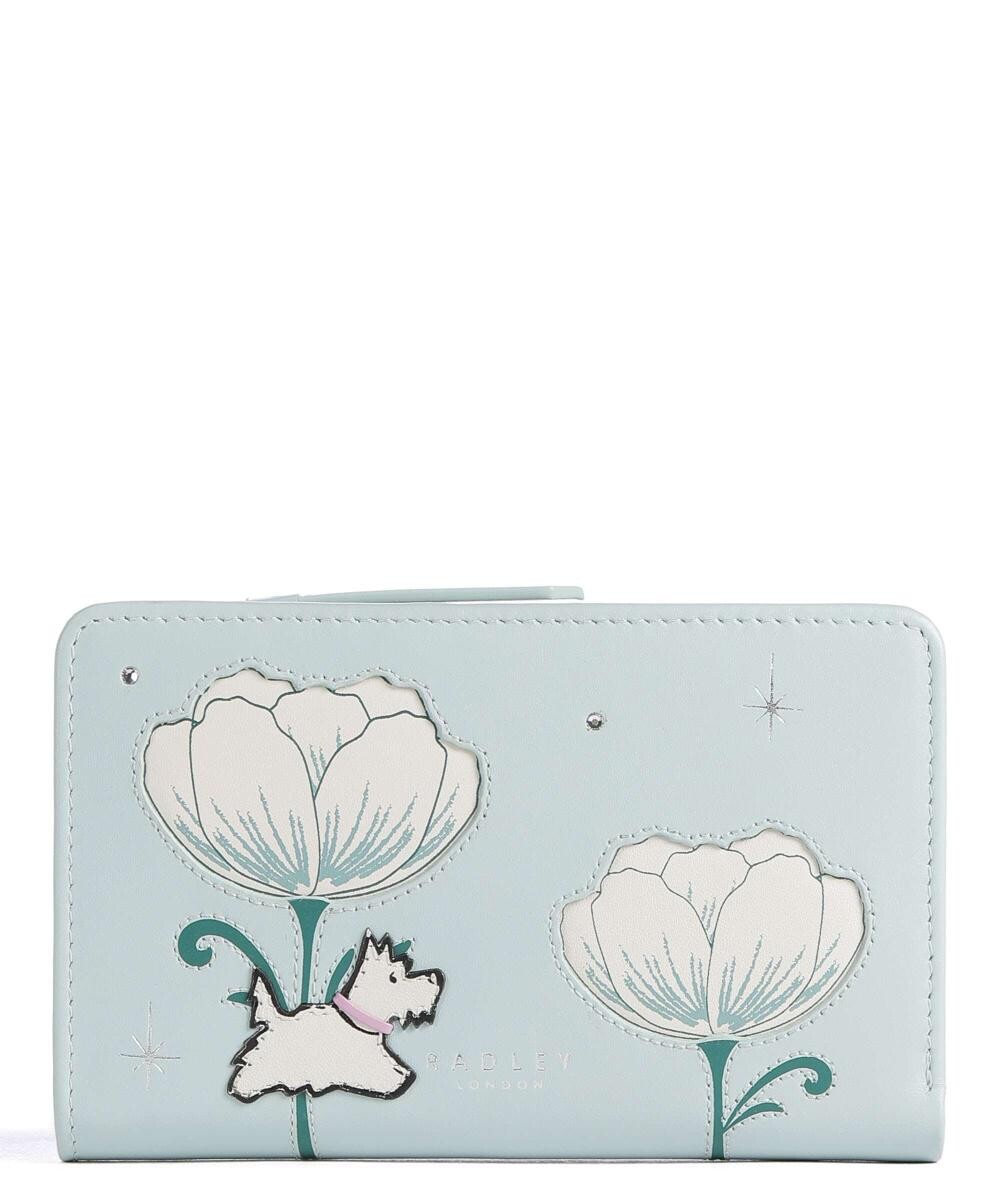 

Кошелек Spring Rose из мелкозернистой яловой кожи Radley London, синий