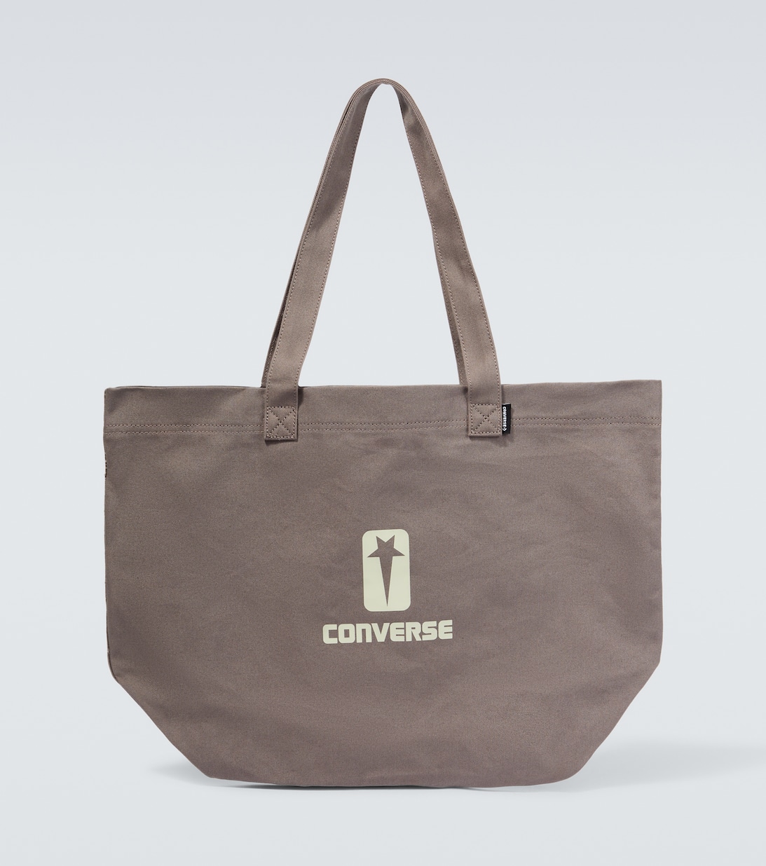 Холщовая сумка-тоут из коллаборации с Converse DRKSHDW by Rick Owens, серый