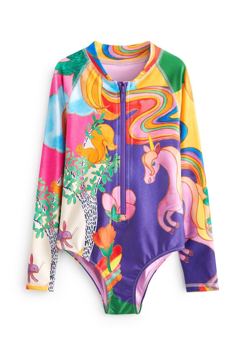 

Купальник Long Sleeved Swimsuit Next, фиолетовый