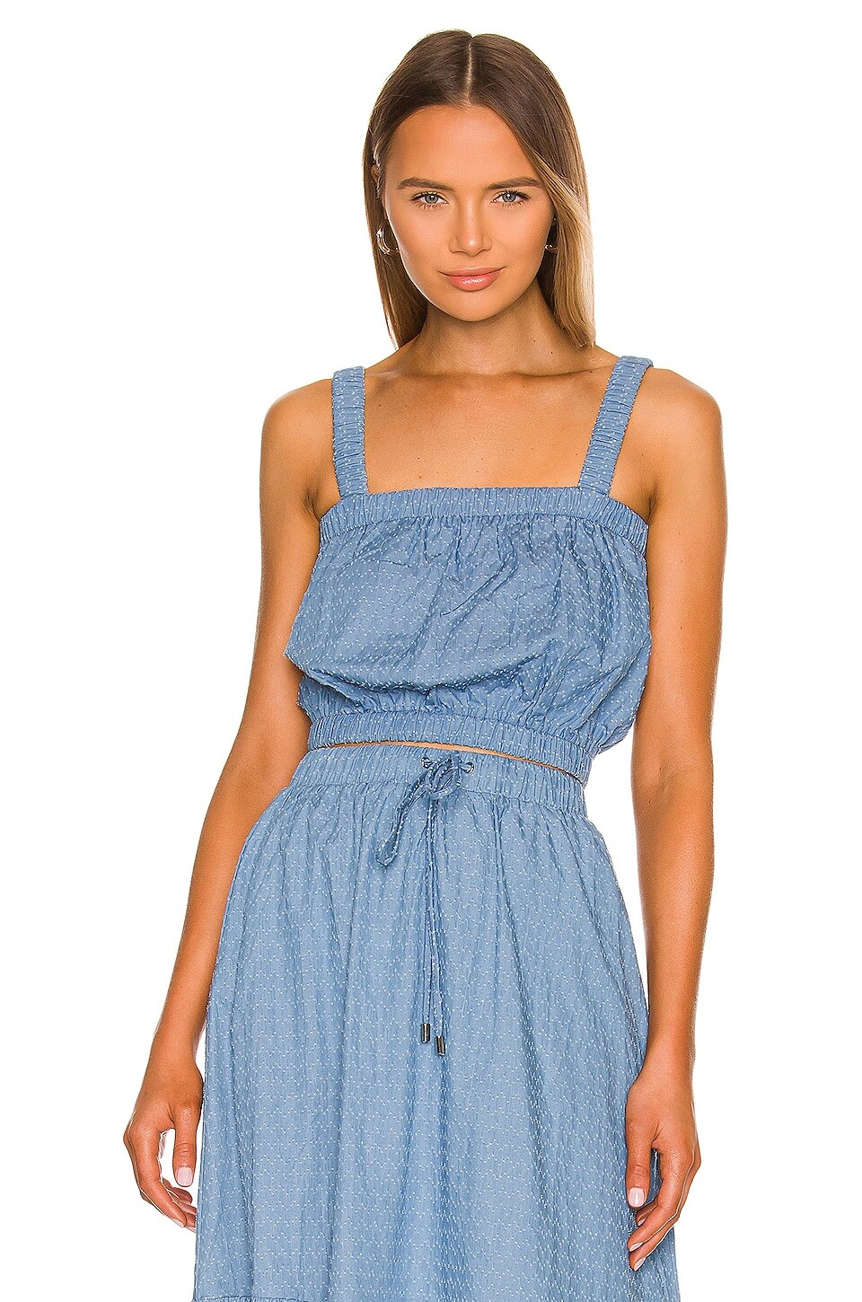 

Топ Line & Dot Phoebe, цвет Denim Blue